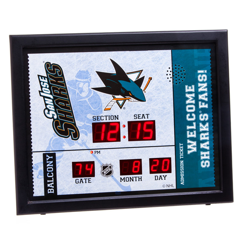 Evergreen Enterprises, Inc NHL Bluetooth Scoreboard Wall Clock Wayfair.ca